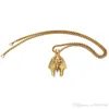 Menas de moda charme faraó colares pendentes de 18k cadeias de ouro enchendo peças de figurino de hip hop masculino 3065