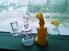 Nano Rig Mini Glass Bongs 8cm Tall Mini Rig Fab Egg Bongs Glass Water Pipes 14.4mm Joint Size in Stock Fast Delivery