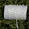 30 meter Diamant Crystal Acrylic Pärlor Roll Hängande Garland Strand Bröllop Födelsedag Jul Decor DIY Curtain WT052