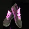 Flashowanie LED Zapalone Shoelaces Nylon Hip Hop Shoelaces Oświetlenie Lampa błyskowa Light Up Sporty Łyżwiarstwo LED Buty Sznurówki Sznurowate Ramię / Nogi Zespoły