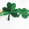 Classic Irish Clover Mörkgrön Broderad Patch 3 "Ansökan Lucky Shamrock Iron-On Ireland Emblem G0161 100% Broderi Gratis frakt