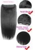 16 "-28" One Piece Set 70g-200g 100% Brazylijski Remy Clip-in Human Hair Extensions 5 Klipsy Naturalne proste