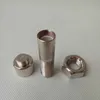 Nyaste Silver Screw Bolt Pill Case Secret Hidden Lagring Box Säker Metall Mental Container Stash Bekvämlighet Hem Verktyg