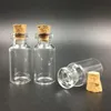 2ML 16x35x7mm kleine leere klare Korkglasflaschen Vials mit Korken für DIY, Kunst, Handwerk, Dekoration, Party Favors