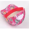 2017 Ny Fashiong Lady Girl Flower Printing Visor Hat Baseball Cap Snapback Hip-hop hattar i fyra årstider