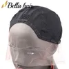 Wig-kepsar för att göra mänskliga hårspetsar med justerbar rem och kammar Andningsbara Soft Skin Caps M / S / L Bella Hair