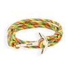 Brand new Selling fashion sailing navy wind anchor woven nylon bracelet FB072 mix order 20 pieces a lot Charm Bracelets