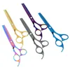 6.5" Purple Dragon Professional Pet Scissors for Dog Grooming Sharp Edge Thinning Scissors Clipper Shears Animals Hair Cutting Tools,LZS0581