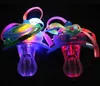 Light Up Pacifier Nipple Whistle Collier Flash coloré Led Whistle Stag Hen Party Sports Acclamations Glow Props outil de survie en plein air favorise