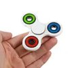 New Triangle Tri Hand Spinner Finger EDC Hand Spinner Acrylic ABS Plastic Metal Gyro Toys Retail sales2662105