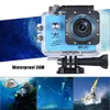 Fotocamera 4K Schermo LCD da 2" Wifi Azione Zoom 4X 16MP Sport Impermeabile 30M con telecomando