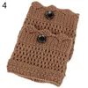 Atacado - Mulheres Senhoras Botão de Inverno Crochet Knit Boot Socks Toppers Cuffs