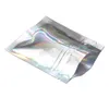Glittery da folha de alumínio bolsa com zíper sacos de alimentos Snacks Embalagem Feijão saco de chá pacote de café home saco de armazenamento 4 tamanhos disponíveis