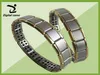 bracelets à breloques 2pcs Energy Bracelet Balance Mens Titanium Power Nano Energy 80 Germanium Stones