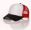 Baseballcaps Aangepaste snoepkleur Netcaps foto's afdrukken advertentiehoeden snapback piekhoed