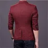 Fatos masculinos blazers atacado- ailooge 2022 casual blazer homens moda marca jaqueta masculina casaco botão jacket1