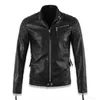 Wholesale- Hot ! High quality new Spring fashion leather jackets men, men's leather jacket brand motorcycle skull