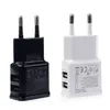 Dual Ports USB AC Wall Charger 5V 2A EU Plug Power Adapter for Universal smartphone android mobile phone made in China