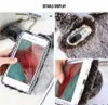 Tavşan kulak case için iphone 7 8 plus kış kürklü case için iphone 6 6 s artı yumuşak tpu kapak için iphone x 5