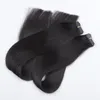Factory 18quot 100 Human hair PU EMY Tape Skin Hair Extensions 25gpcs 120pcs300gset 1 Natural Black Color 6925115