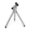 Mini Tripod Professionell Aluminium Flexibel kamera Stativ Stativfäste Kamera Tillbehör Adapter Telefonleveranser för iPhone 7 6 Samsung