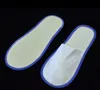 500Pairs / parti billigt pris fint kvalitet Mjuk engångs tofflor Engångssko Hem Vit Sandaler Hotel Babouche Travel Shoes