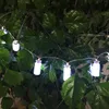 Hurtownie Vintage Clear Glass Słoik 20 LED String Fairy Lights Akumulator obsługiwany 7,2 stóp