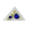 Bandeja de clasificación de joyería triangular de plástico blanco, 100 Uds., colección de piedras preciosas, cuentas de almacenamiento, herramienta artística para uñas de cristal Tray2661