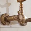Grifo de la ducha de la vendimia europea de la pared antigua del grifo de la ducha del vintage de 360 ​​grados giratorios de 360 ​​grados