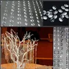 66 Ft Crystal Garland Strands Claro Acrílico Cadeia De Cadeia De Casamento De Casamento De Casamento Decoração De Casamento