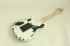 Super raro Eddie van Halen Wolf Music Man Ernie Ball Exis White Relic Guitar Intercepto