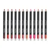 Groothandel-12 stks / set Waterdichte glitter lipvoering oogschaduw eyeliner potlood pen cosmetische make-up 12 kleuren
