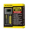 100% 오리지널 Nitecore New I2 Digicharger LCD 디스플레이 배터리 충전기 범용 Nitecore i2 충전기 VS Nitecore i2 D2 D4 UM10 UM20 무료 배송