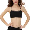 Gros-2016 Sexy Femmes Dentelle Sans Manches Crop Top Gilet Bralet Soutien-gorge Bralette Cami Tank Bustier Livraison Gratuite