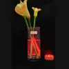 LED Dompelpersible Kaars Floral Tea Light Flashing Waterdichte Bruiloft Vaas Decoratie Lamp Hookah Shisha Accessoires