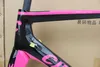 Pour les femmes rose-noir T1000 3K 1K NK1K carbone vélo de route cadres avec BB30 BB68 Cipollini vélo de route cadre de carbone livraison gratuite