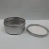 100g aluminiowy słoik do refulowania krem ​​kosmetyczny butelka wosk puszka pusta śruby pojemniki Darmowa wysyłka