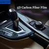 Car Styling Newest 30CMX150CM Auto Car 5D High Glossy Carbon Fiber Waterproof Decal Vinyl Film Sticker Interior Carbon Fiber Film