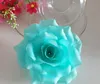 10 CM 20Colory Sztuczne tkaniny Jedwab Róża Kwiat Głowica DIY Decor Vine Wedding Arch Wall Flower Accessory G618