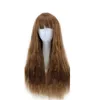 WoodFestival corn perm fluffy fiber wig women natural wigs kinky curly hair heat resistant long wig cosplay black burgundy brown1166810