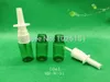 100Set gekleurde kleine lege 10 ml kunststof cosmetische parfum mist orale nasale spuitfles met 18/410 nasal