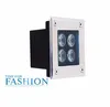 4W LED Underground Light Square LED Buried Lights IP65 Utomhus Ljus Vattentät DC 12V Underground Belysning AC85-265V