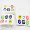 6 pz/lotto NFC Tag Sticker 13.56 MHz ISO14443A Ntag 213 NFC Adesivi Universal Lable Ntag213 RFID Tag per tutti NFC abilita