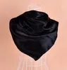 솔리드 새틴 로얄 실크 Hijabs 스퀘어 스카프, Neckscarf 스카프 90 * 90cm 50pc / 많이 # 2086