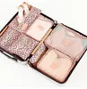 Travel bag 7 sets of luggage packing finishing bag shoes underwear makeup bags