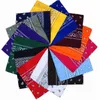 Whole- 1 pc Paisley COTTON Head Wrap Bandanna Head Wrap Summer Style Scarf hair bands 14 Colors New fashion Whole337G