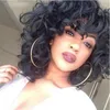New Arriving Short Bob Curly Full Wig Simulation Human Hair Bob Kinky Curly Wigs IN Stock