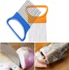 Convenient Kitchen Cooking Tool Onion Tomato Vegetable Slicer Cutting Aid Guide Holder Fruit Slicing Cutter Gadget