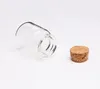 200 stks Diameter 30mm 15 ml Clear Wishing Glass Fles met Cork Glass Fials Display Containers