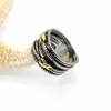2021 Vendita Anillos Nuovi anelli in acciaio inox retrò per donna Brand Name gioielli Thailandia anelli anelli anelli adatti a Pandora